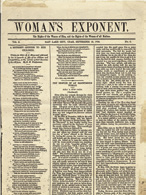 Avisen Woman s Exponent ble startet, og ble Hjelpeforeningens røst i 50 år. 1872 ELIZA R.