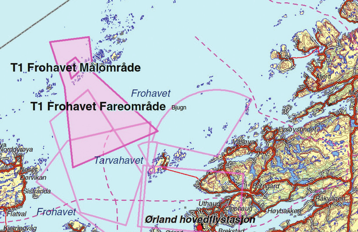 4 MILITÆRE ANLEGGSTYPER OG ANBEFALTE PLANFAGLIGE VIRKEMIDLER Utdrag NOU 2004:27, Forsvarets skyte- og øvingsfelt. T1 Frohavet skytefelt.