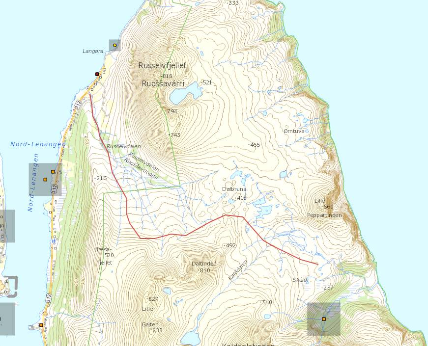 Saksopplysninger Verneområdestyret fikk i e-post fra Lyngen kommune, 21.08.