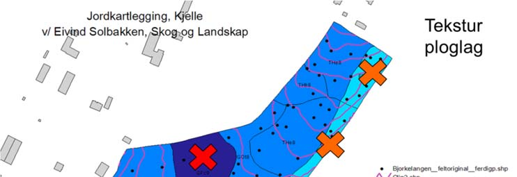 3.1.3 Jordsmonnkart Et forsøksopplegg som dette krever et forsøksfelt som er mest mulig homogent mht. topografiske forhold og jordsmonn.