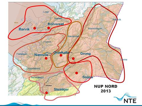 Lokal energiutredning 2013 LIERNE 31 delingspunkter i nettet, i enkelte tilfeller, gjøre reserveforsyning utfordrende.