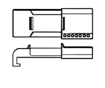 TEKNISKE DATA Lengde (A) 305 mm Høyde (B) 70 mm Bredde (C) 102 mm Ø Låse-hull 8 mm