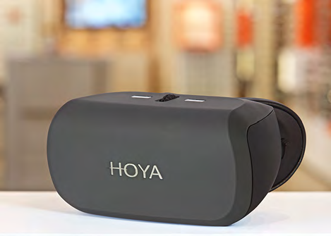 Med Hoya Vision Simulator blir det skapt en svært nøyaktig