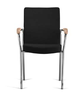 885 325-4 995,- Stol Loco II Elegant stol i høy kvalitet til det offentlige rom; møterom, venterom eller som besøksstol.
