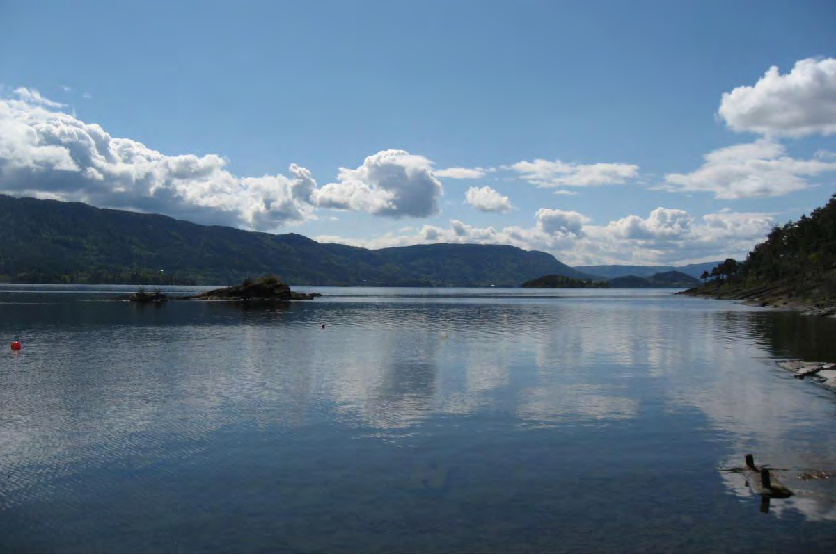 Landskapsanalyse Vurdering av landskapsbildets verdi Bebyggelsen består først og fremst av mindre enkelthus og fritidsboliger, og de ligger nokså nær fjorden.