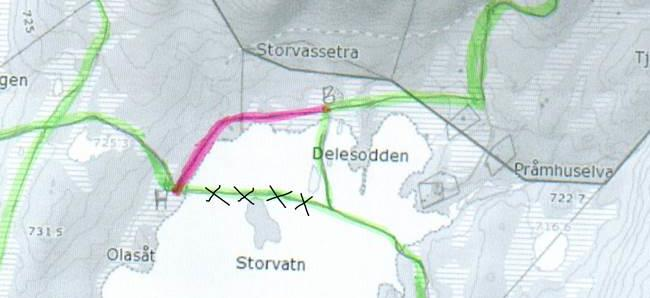 Sak 12/2016 Søknad om omlegging av skiløype, Eggedal Turlag Fakta Eggedal Turlag v/ Gunbjørn Aasand søker om tillatelse til omlegging av skiløype langs nordsiden av Storvatn.