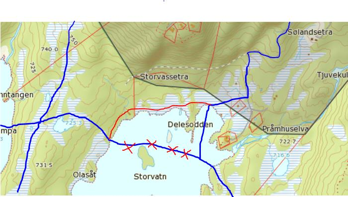 i Forvaltningsplan for Trillemarka-Rollagsfjell naturreservat kap. 5.2.4. Tillatelsen forutsetter at det er innhentet tillatelse fra berørte grunneiere.