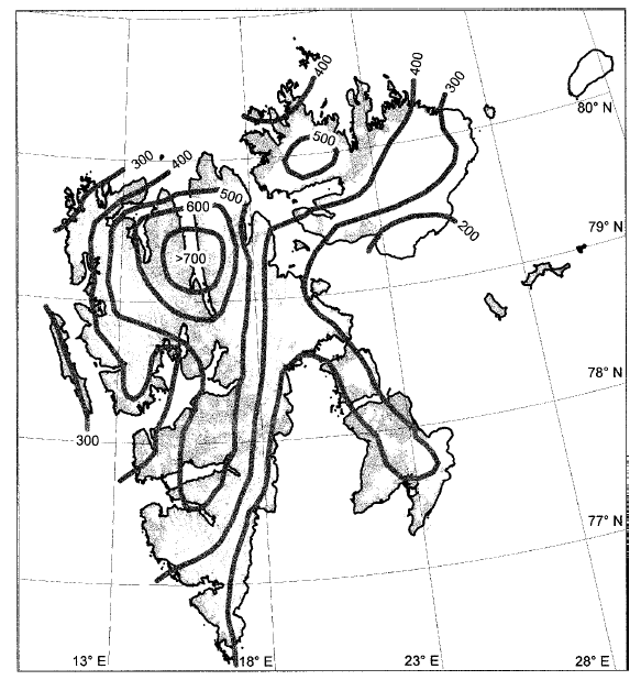 surge-type (Liestøl, 1988; Lefauconnier & Hagen, 1991; Hagen et al., 1993), mens andre viser til en langt lavere andel på ned til 13 % (Hamilton & Dowdeswell, 1996; Jiskoot et al., 2000).