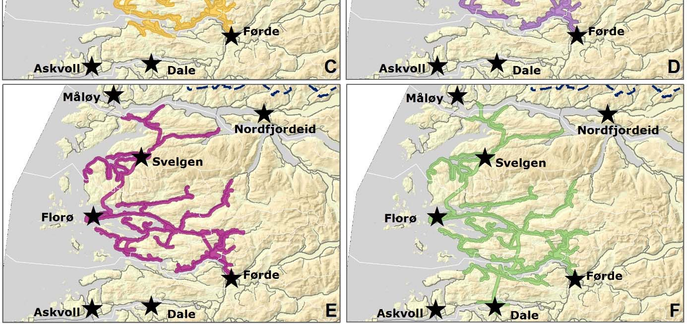 Florø for kystvegen gjennom Sogn