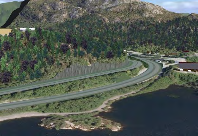 4.6.5 Omfangs- og konsekvensvurdering Områder med størst inngrep Mesteparten av tiltaket gjelder tunneler der inngrepene i forhold til landskap er lokalt ved tunnelportalene.