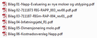 Napp havn ANBEFALING Tiltaket er inne i Nasjonal transportplan for 2014-2023,satt opp med gjennomføring i første fireårsperiode.