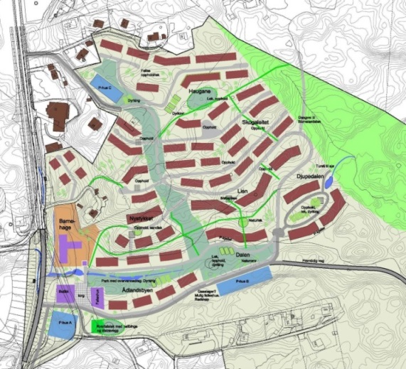 Som positive innvirkninger på byutviklingen nevnes: Utbygging kan bidra til fortettingsstrategier som er påtenkt sør for "Flyplassvegen". Tomten er relativ nær store arbeidsplasskonsentrasjoner.