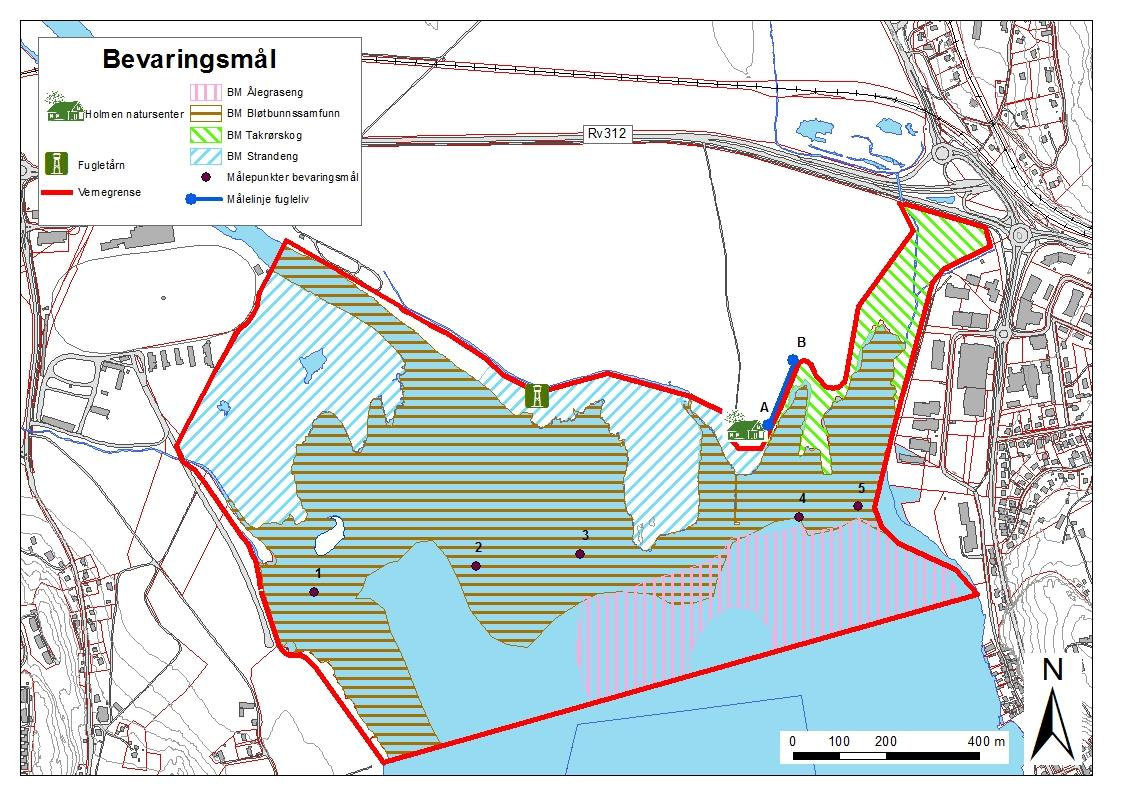 Forvaltningsplan for Ilene naturreservat Del II Figur 12. Områdeinndeling for bevaringsmål i Ilene naturreservat. 3. BRUKERINTERESSER OG FORVALTNINGSMÅL 3.