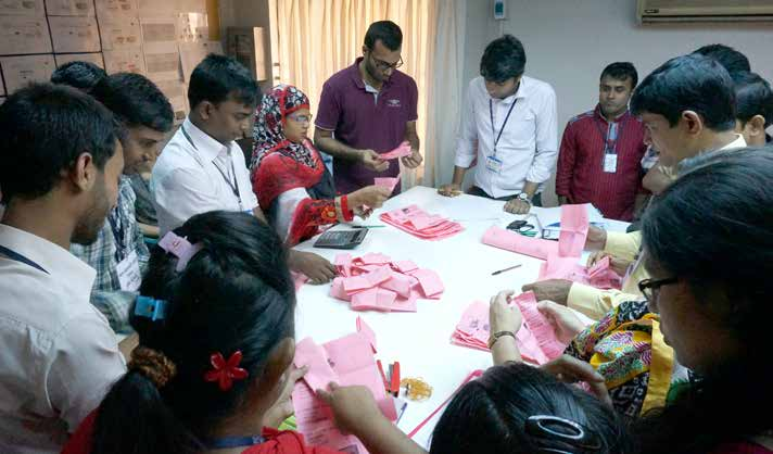 DIALOGUE@WORK: Sosial dialog på arbeidsplassen 34 000 arbeidere, fordelt på 16 000 i Bangladesh og 18 000 i Vietnam, har stemt fram sine arbeiderrepresentanter gjennom demokratiske valg på fabrikkene.