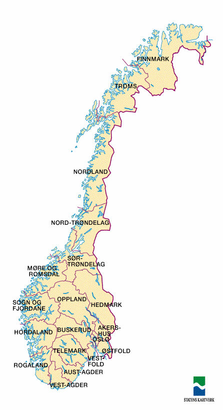 Valgkretser Sammenfallende valgkretser for valg til regionting og storting Hvis få endringer i