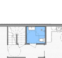 60 m 2.59 m BOD 1.6 m² Bad 4.5 m² 6.3 m² 2.68 m Stue 21.4 m² 4.