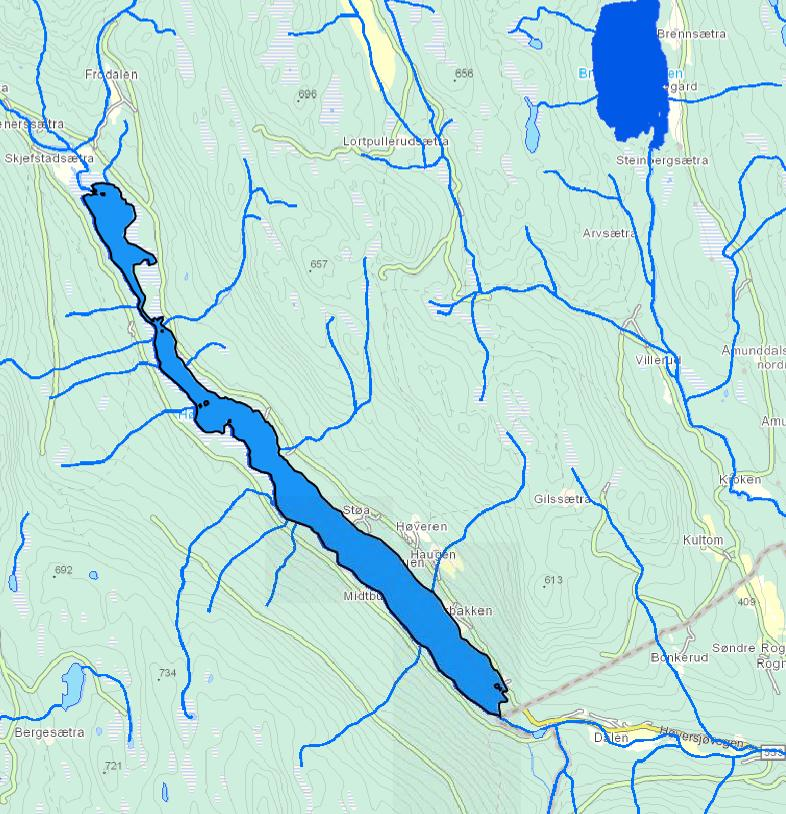 VF: Høversjøen Gjelder kun innsjøen Høversjøen. Type: Innsjøvannsforekomst Vanntype: Små-middels, kalkfattig, humøse ID/Nr. 002-