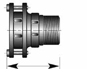 22-75 PEX-Rør Skrukobling L PEX-Rør Skrukobling L mm mm mm mm mm mm L 25 x 2.3 25 x 2.3-¾ 53 22 x 3.0 22 x 3.0-¾ 51 32 x 2.9 32 x 2.9-1 63 28 x 4.