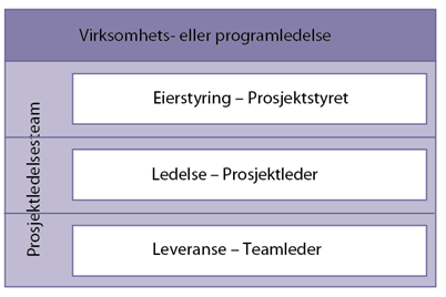 Prosjektorganisasjonen Før vi dykker ned i fasene: 3.