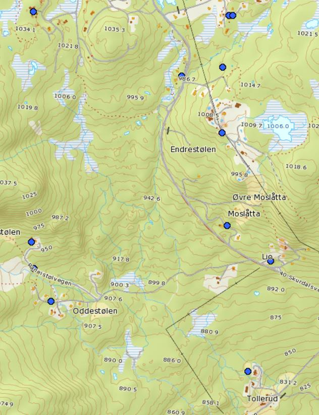 VA-plan Solhovda Sør 11 Planområdet Figur 6.