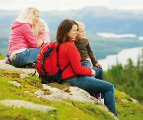 Her finnes en stor variasjon av sykkelruter som gir muligheter for alle ferdighetsnivå. Alt fra rolige stølsveier til down hill sykling i sykkelparken i.