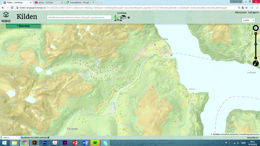 6.3 Mulighetskart Stranda