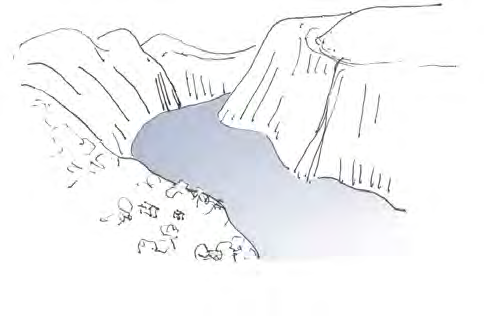 Landskapsressursanalyse Hovedkarakteristikker Geologisk sett ble Geiranger til under siste istid, hvor isbreene formet det spektakulære landskapet med dype fjorder og høyreiste fjell (Møre og Romsdal