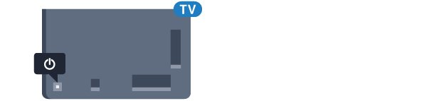 5 Slå på og av 5.1 På eller Standby Før du slår på TV-en, må du kontrollere at strømledningen er koblet til POWER-inngangen på baksiden av TV-en. 5.3 Knapper på fjernsynet Hvis du vil sette TVen i standby når indikatorlampen er av, trykker du på den lille joystick-tasten på baksiden av TVen.