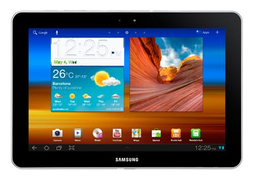 mm Operativsystem: Android 3.1 ( Honeycomb) Samsung Galaxy Tab 10.1 er en Android nettbrett produsert av Samsung.