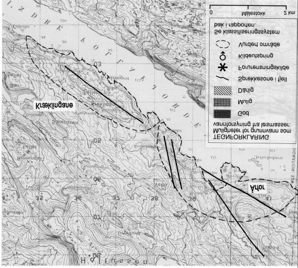 Det er ikke registrert muligheter for grunnvannsforsyning fra løsmasser i området. (fig 1.) Berggrunnen består av gneis og glimmerskifer, og er gjennomskåret av flere markerte svakhetssoner.