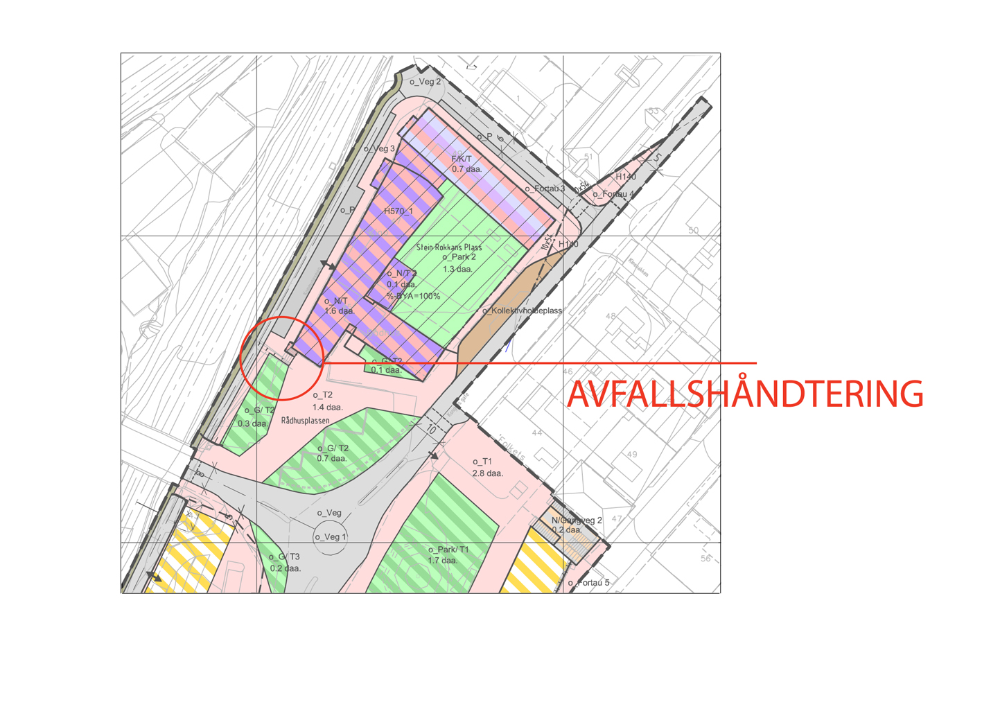 5 Logistikk - Løsninger for avfallshåndtering Plassering av anlegg for avfallshåndtering utvendig 5.0 Bakgrunn Vi var i utgangspunktet bedt om å se på to løsninger for avfallshåndtering.