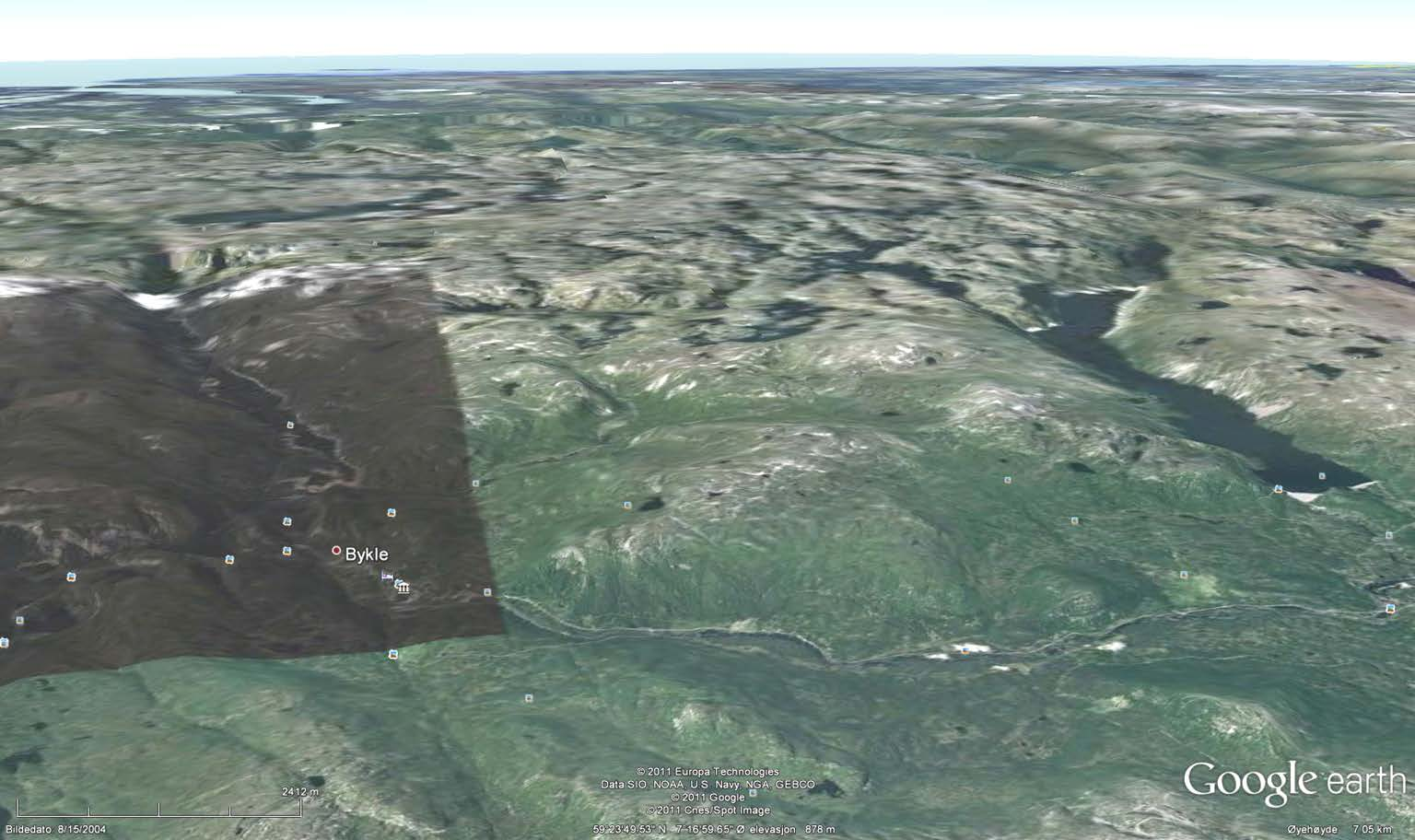 Case 1: Botsvatn - Vatnedalsvatn Average