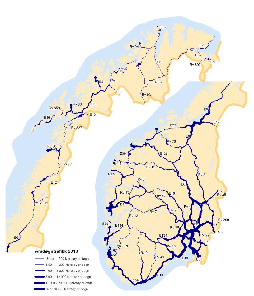 Stamnettutredningen Et grunnlag for arbeidet med Nasjonal transportplan 2014-2023 Hva må gjøres for å bringe riksvegnettet