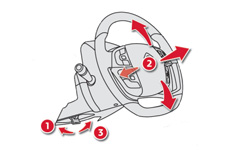 For å regulere vinkelen på hodestøtten, vipp den nedre delen fremover eller bakover. 88 1. Låse opp. 2.