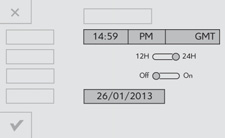 Fra den andre siden, velg " Time/ Date".