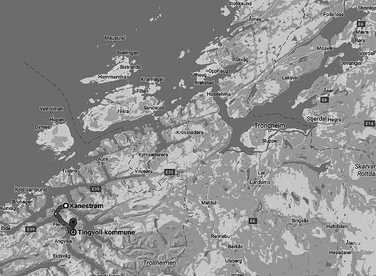 2. mai, Kanestrøm Den 2. mai reiste vi i bil til Kanestrøm. Der lå vi i en stall om natten.