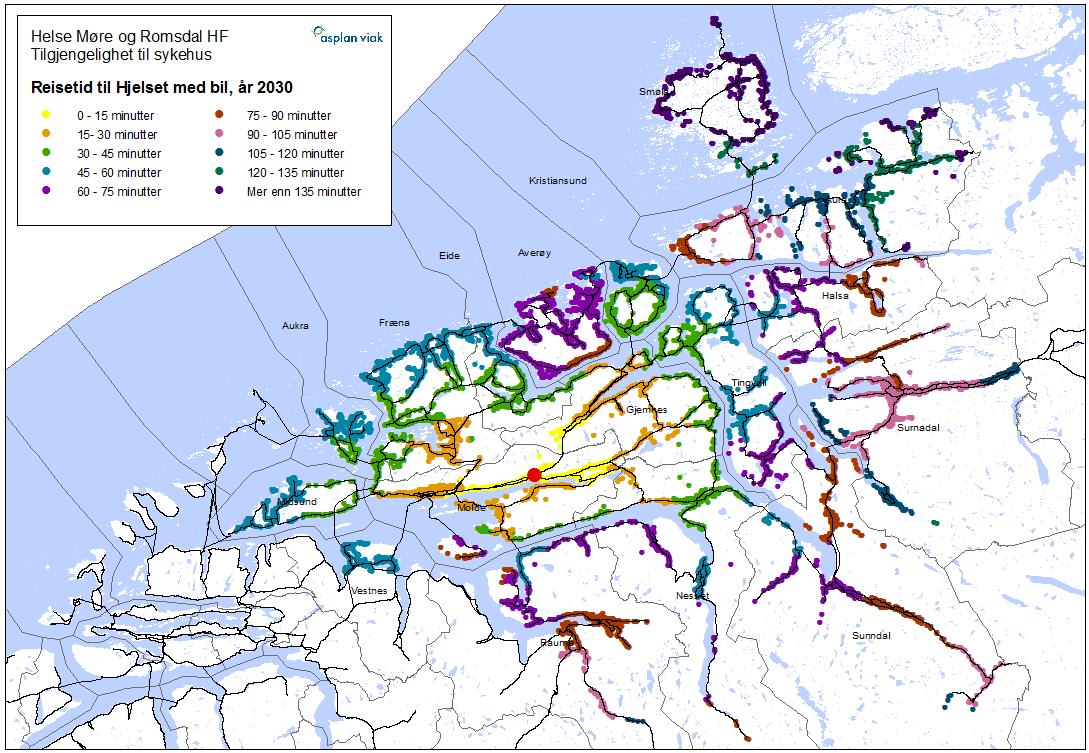 Tilgjengelighetsanalyser Rapport 2: Framtidig transportnettverk