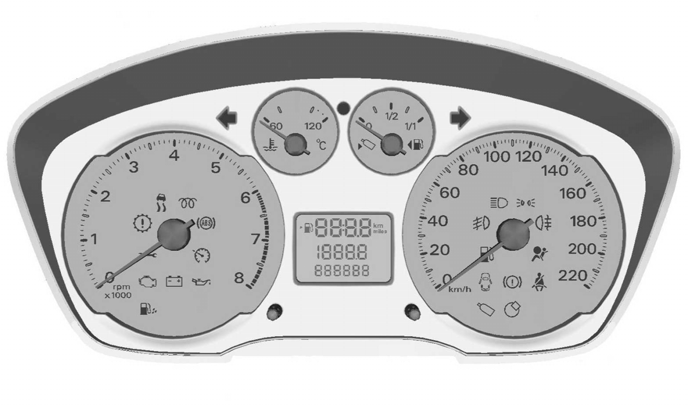 Instrumenter MÅLERE Instrumentgruppe, lav spesifikasjon B C D G F E E71334 B C D E Turteller