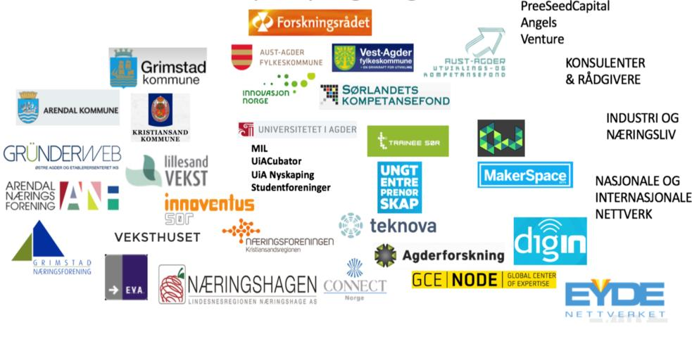 UiA NYSKAPING del av virkemiddelapparatet og økosystemet for