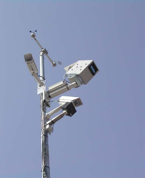 Vindmåler Laser sensor LRSS Videokamera Vegbanesensorer for