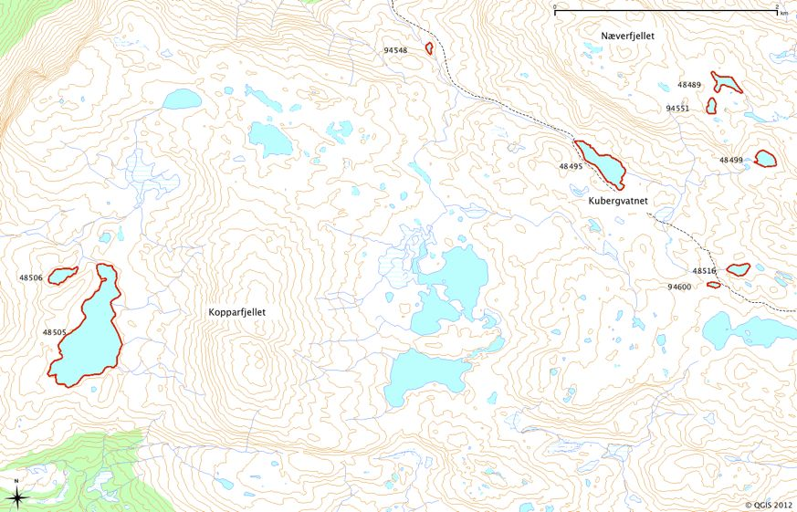 Ecofact rapport 163 Side 1 3 INNLEDNING Området nord for E10 mellom Bjerkvik og Bjørnfjell er et fjellområde med store forekomster av kalkspatmarmor.