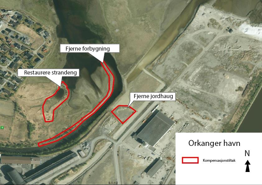 HELHETLIG MILJØPLAN 13 (13) Figur 7 Forslag til kompenserende tiltak i planområdet eller i direkte tilknytning til det 5. OPPSUMMERING Miljøplanen foreslår tiltak både innfor og utenfor planområdet.