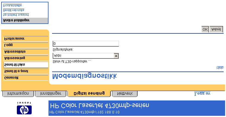 Digital sending I feltet Skriv ut T30-rapporter kan du angi hvor ofte T30-rapporter skrives ut. T30-rapporter er detaljerte rapporter om fakskommunikasjonen under den siste fakstransaksjonen.