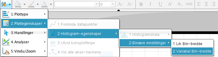 Nå legger vi til en ny side med «Data & Statistikk». Vi høyreklikker på x-aksen og velger «Legg til X-variabel med Summary List».