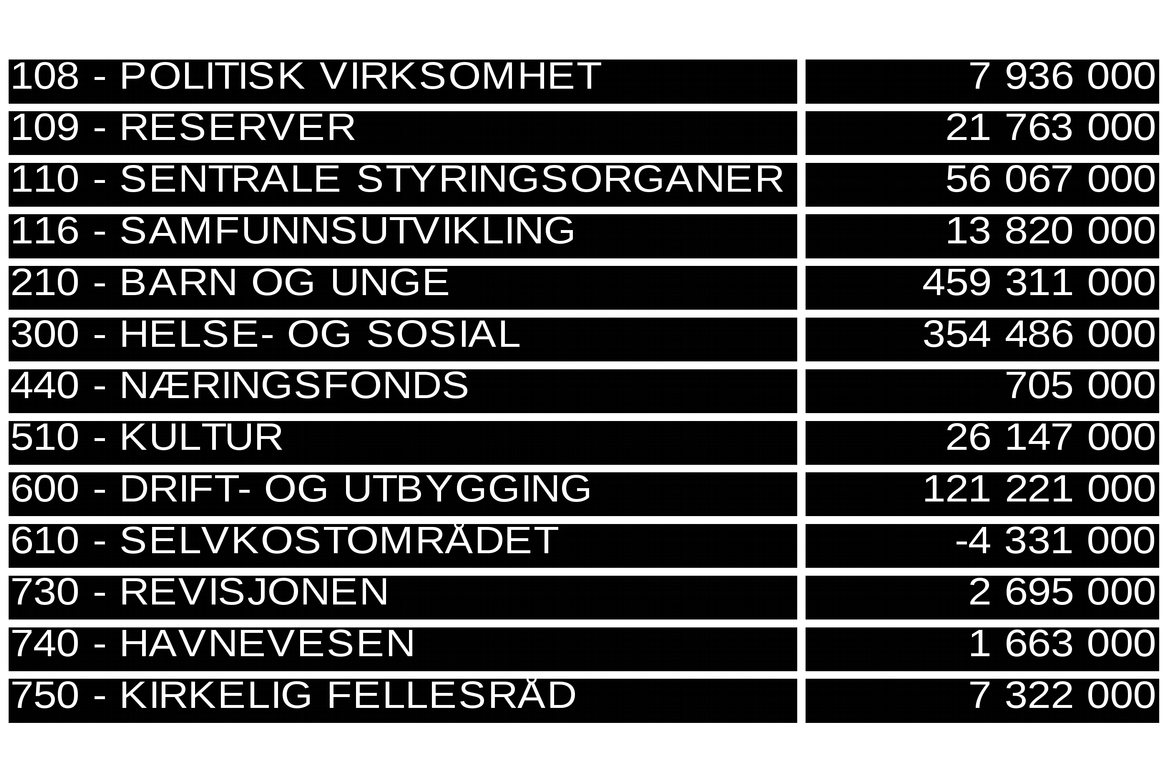 Side 4 av 22 Sak 173/12 Sakstittel: BUDSJETT 2013 Innstilling: 1.