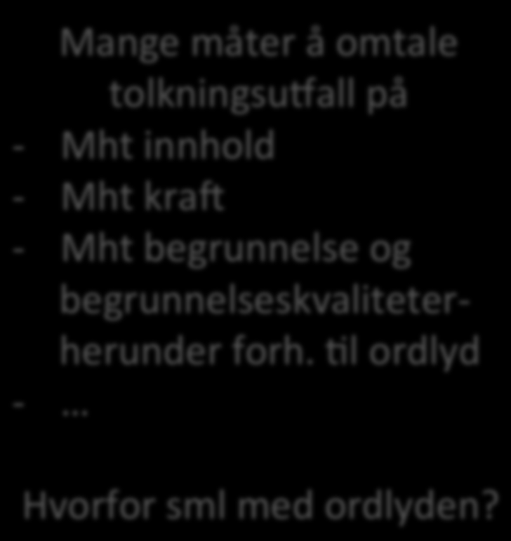 tolkningsutall på - Mht innhold - Mht kra_ - Mht