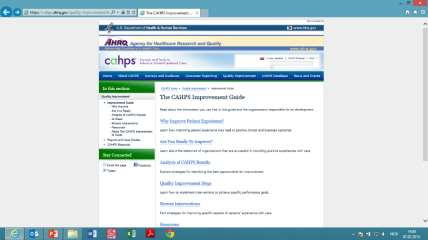 CAHPS improvement guide - intervensjoner Open Access Scheduling for Routine and Urgent Appointments Streamlined Patient Flow Access to Email for Administrative Help and Clinical Advice Internet