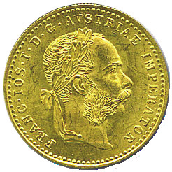 60182 1 dukat 1915, gull.