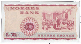 norske sedler 100 kr 1973 W Best.nr.