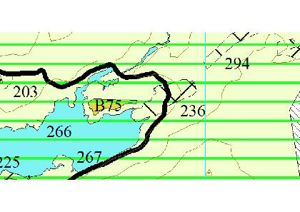 22 Planstatus Området inngår som fritidsbebyggelse i kommuneplanens arealdel og er benevnt som B75 Det åpnes opp for regulering av 20 nye tomter på denne eiendommen Fig2 Utsnitt av kommuneplanens